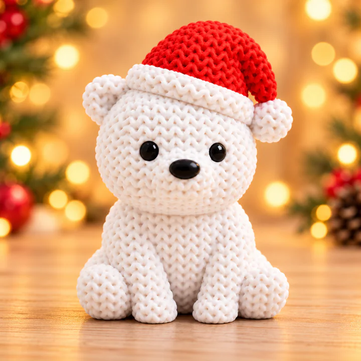 Oso polar navideño, foto 2