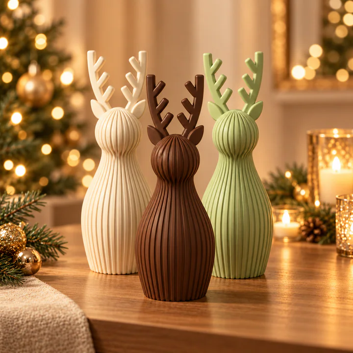Reno navideño 17.5 cm de alto