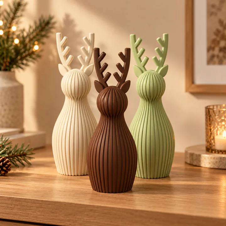 Reno navideño 13.5 cm de alto